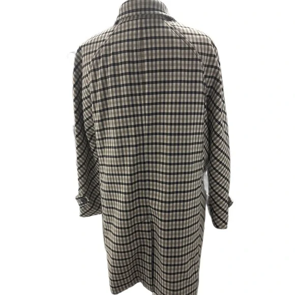 Ann Taylor Tartan Overcoat - Picture 3 of 5